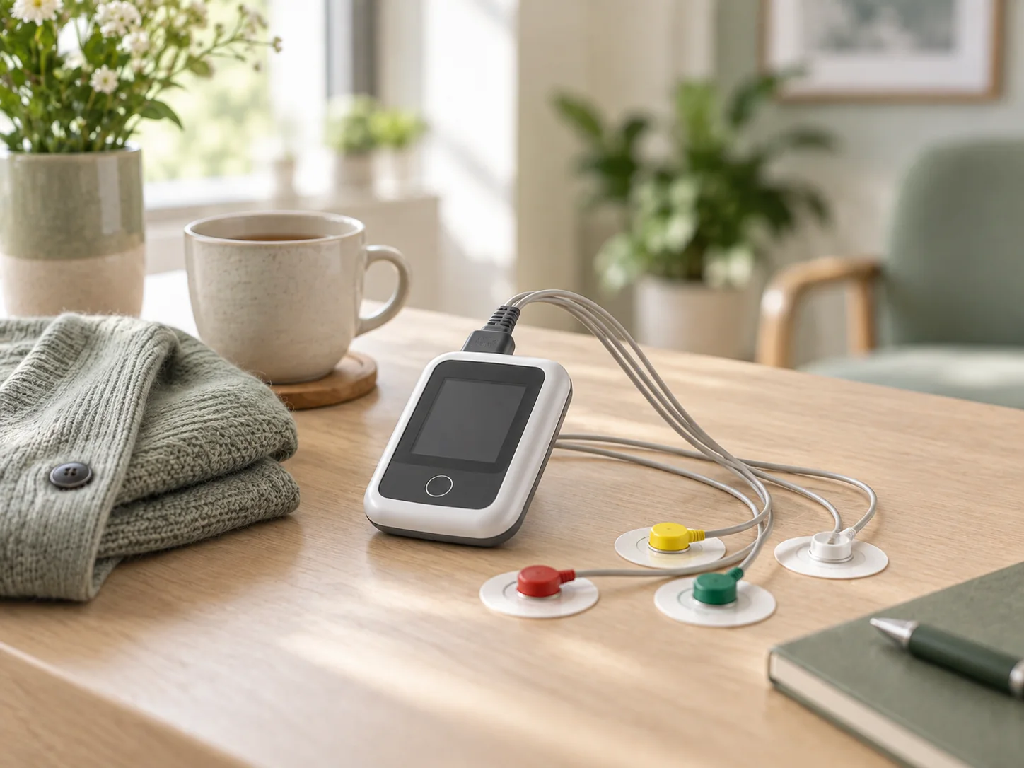 Tragbares Langzeit-EKG-Gerät zur Diagnostik von Herzrhythmusstörungen